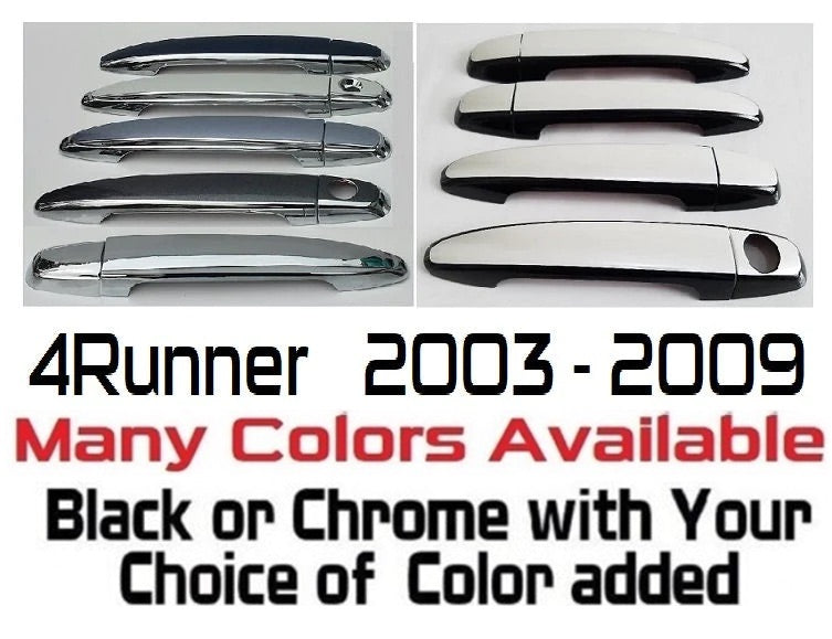 Custom Car Door Handle Overlays Covers For 2003 - 2009 Toyota 4Runner