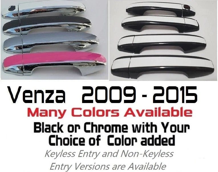 Custom Car Door Handle Overlays Covers For 2009 - 2015 Toyota Venza