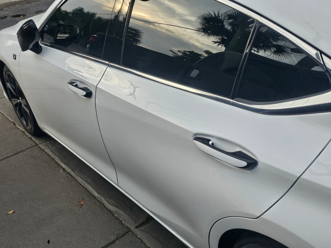 Custom Car Door Handle Overlays Covers For 2014 - 2019 Lexus ES350