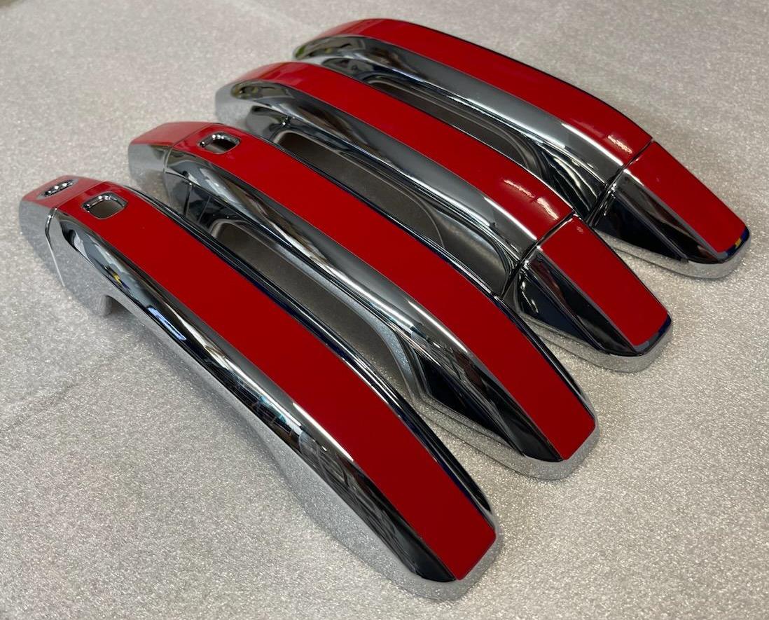 Custom Car Door Handle Covers For 2019 - 2024 Chevy Silverado 1500