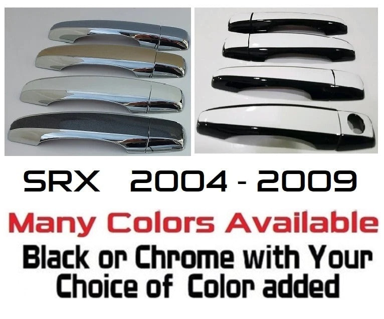 Custom Car Door Handle Overlays Covers For  2004 - 2009 Cadillac SRX