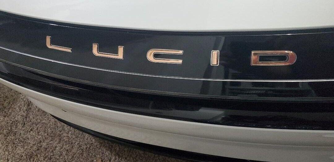 FOUR Sets of Custom Vinyl Overlays For Lucid 2021 - 2025 (YOU Choose Color) Two Sets for the Front Letters and Two Sets for the Rear Letters