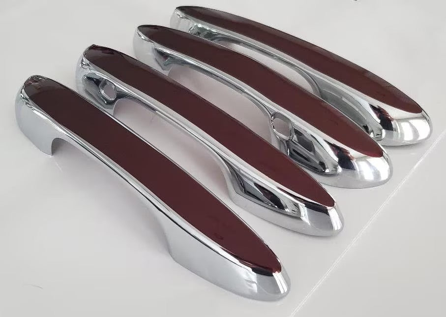 Custom Door Handle Overlays / Covers For 2019 - 2024 Lexus ES250 (Chrome Base)