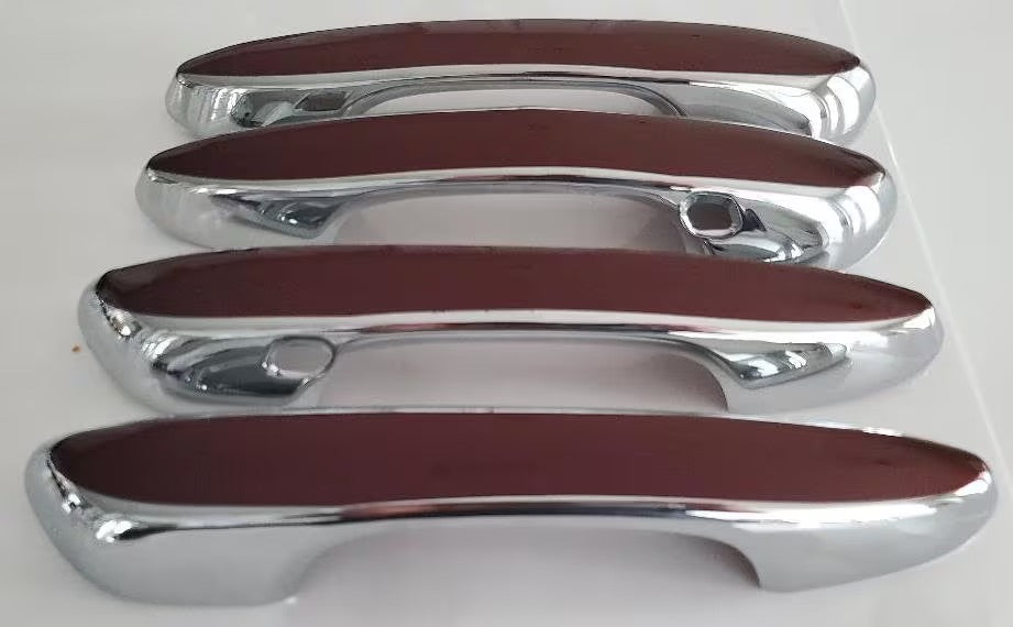 Custom Door Handle Overlays / Covers For 2019 - 2024 Lexus ES250 (Chrome Base)