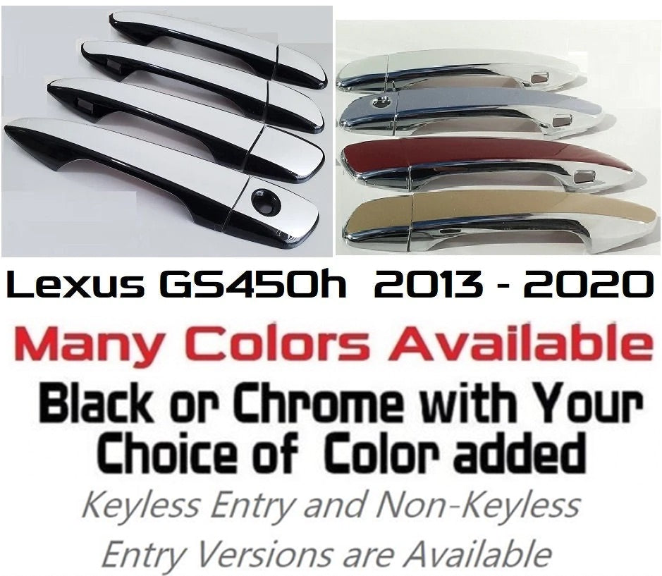 Custom Car Door Handle Overlays Covers For 2013 - 2020 Lexus GS450h