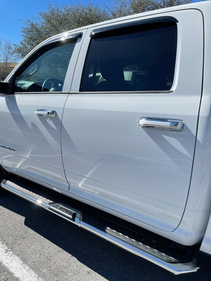Full Set of Custom Black OR Chrome Door Handle Overlays / Covers For the 2010 - 2022 Dodge Ram 2500 -- You Choose the Middle Color Insert
