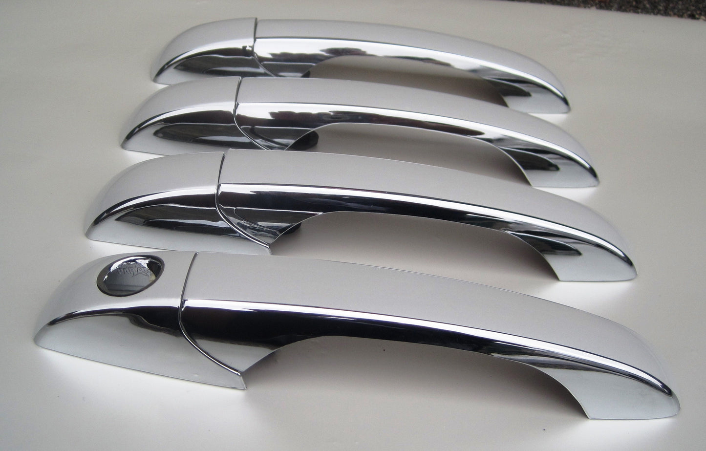 Full Set Custom Black OR Chrome Door Handle Overlays / Covers For the 2005- 2008 Dodge Magnum