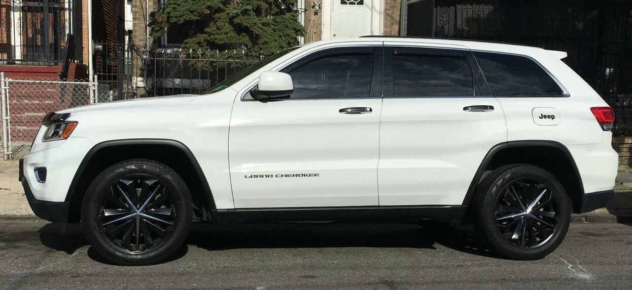 Full Set Custom Black OR Chrome Door Handle Overlays / Covers For the 2013- 2019 Dodge Caravan