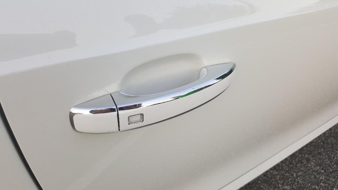 Full Set of Custom Chrome Door Handle Overlays / Covers For the 2010 – 2014 Audi S4 -- You Choose the Middle Color Insert