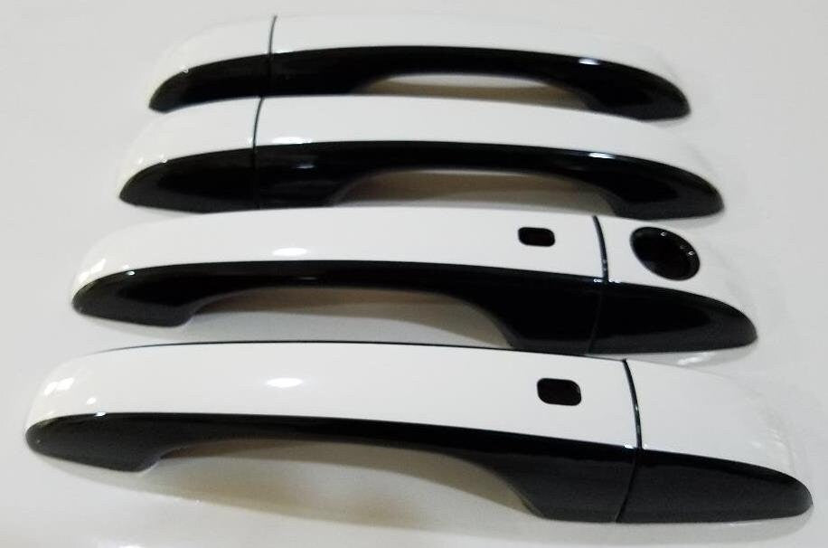 Full Set Custom Black OR Chrome Door Handle Overlays / Covers For the 2011 - 2021 Chrysler 300