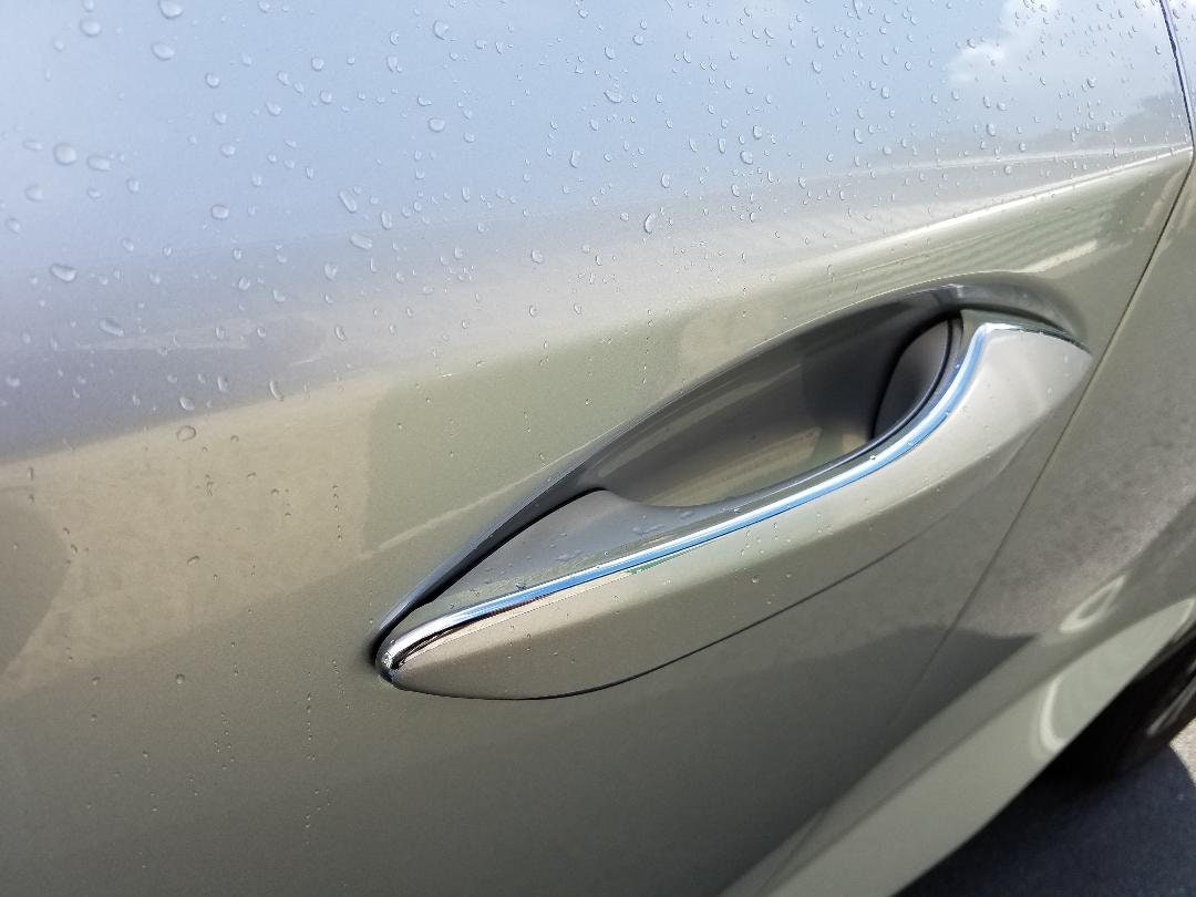 Full Set of Custom Chrome Door Handle Overlays / Covers For 2015 - 2019 Lexus RC350 - You Choose the Color of the Middle Insert
