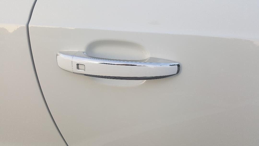 Full Set of Custom Chrome Door Handle Overlays / Covers For the 2010 – 2014 Audi S4 -- You Choose the Middle Color Insert